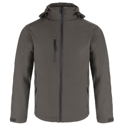 Bluza męska softshell z odpinanym kapturem